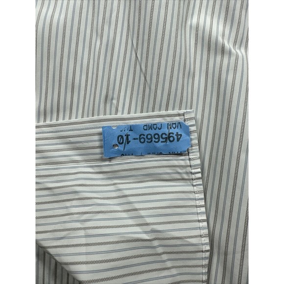 READ- CANALI Made in Italy - Striped Mens 16/41 Dress Shirt Casual - Picture 8 of 10